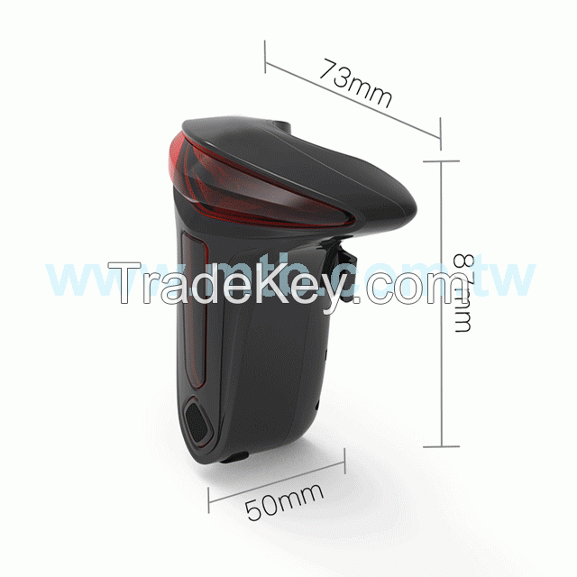 Smart Safety Warning Rear Tail Light Bike Tail-lamp