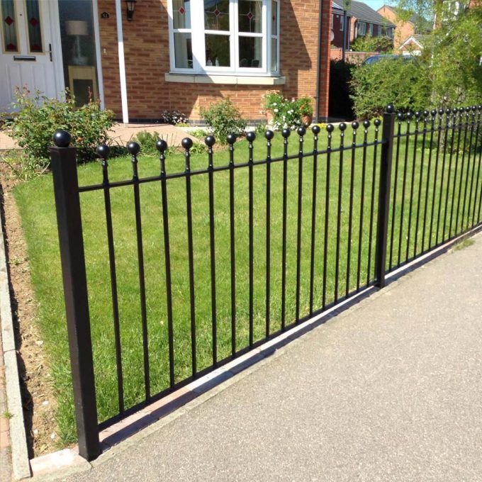 Wrought Iron Backyard Fencing