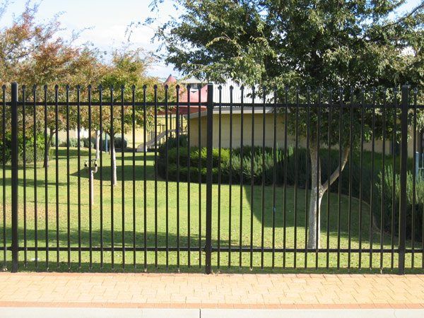 Wrought Iron Backyard Fencing