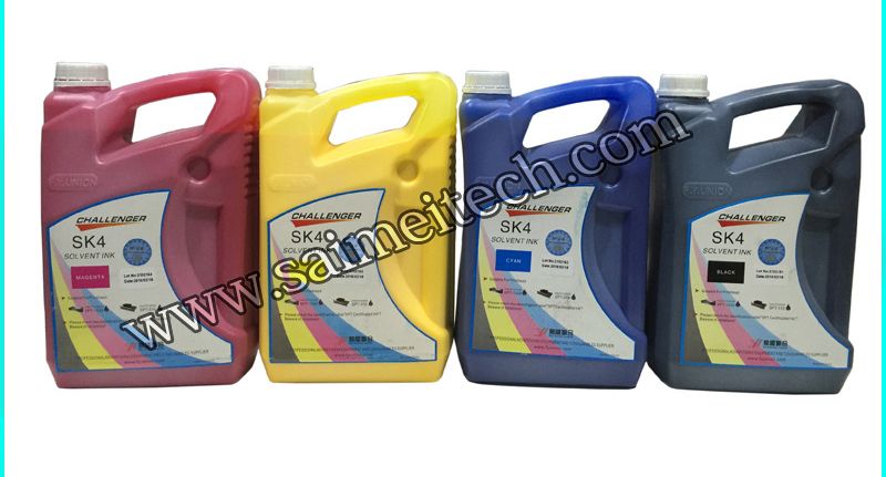 Challenger SK4 solvent ink for seiko SPT510-35pl printer head