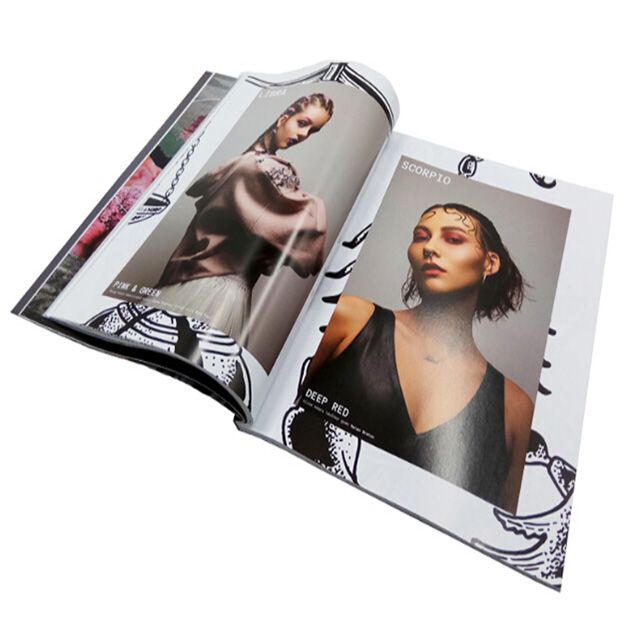 High Quality Hardcover Advertising Art Paper Magazine Printing