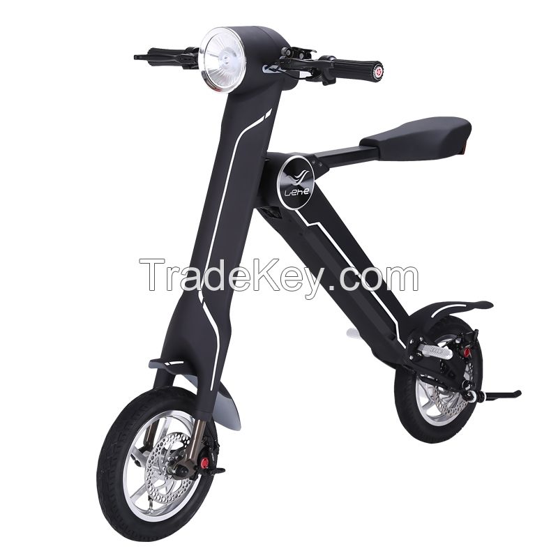 Lehe k1 China 10 inch City Freestyle Mobility Two Wheel Foldable Adult Electric Scooter For Sale