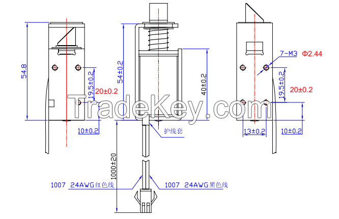 DC 12V locker lock 