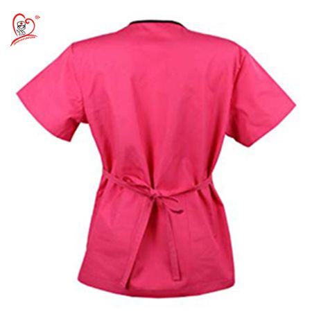 Women's Tunic Mock Wrap Hospital Medical Workwear Scrub Top