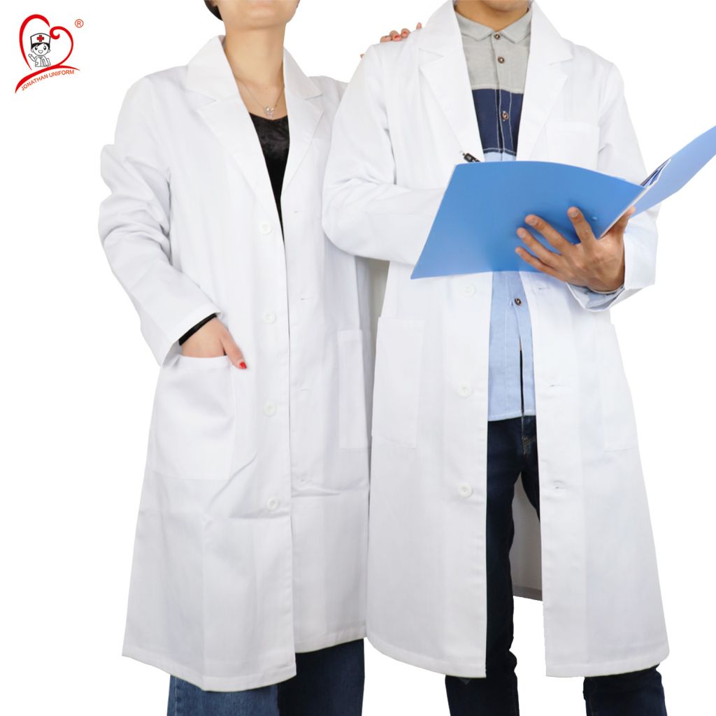 Jonathan Uniform Unisex Doctor Wear Coat White Lab Coat