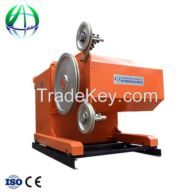 diamond rope saw machine for granite and marble block quarry cutting