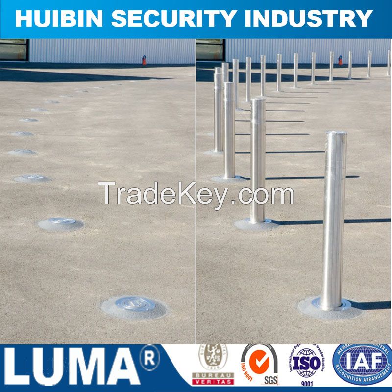 Security System Retractable Parking Traffic Automatic Hydraulic Bollard