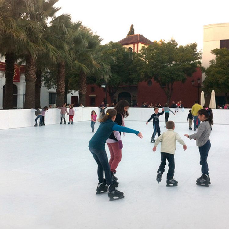 Synthetic Ice rink board / ice skating rink plate / uhmwpe skating she