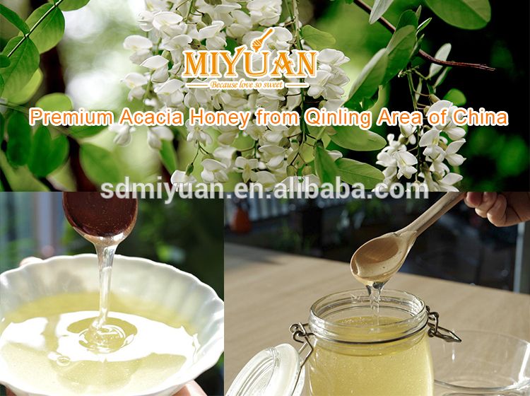 Raw pure Acacia Honey from China supplier organic honey