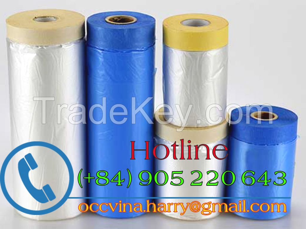 Pretaped masking film