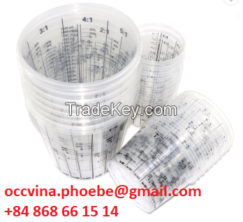 High Quality PP Calibrated Paint Mixing Cup