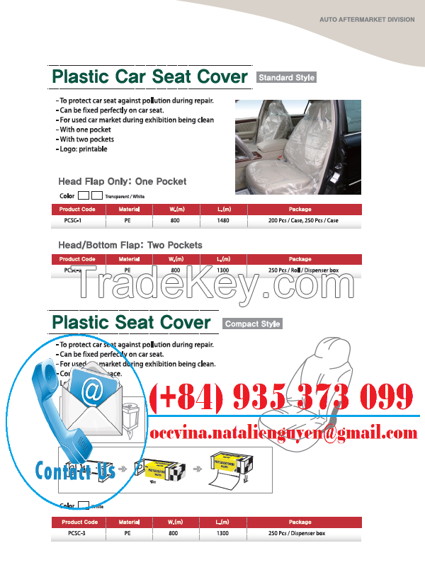 Disposable Car Seat Cover