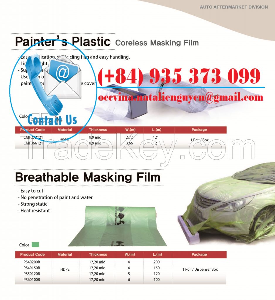  Auto Paint Masking Film