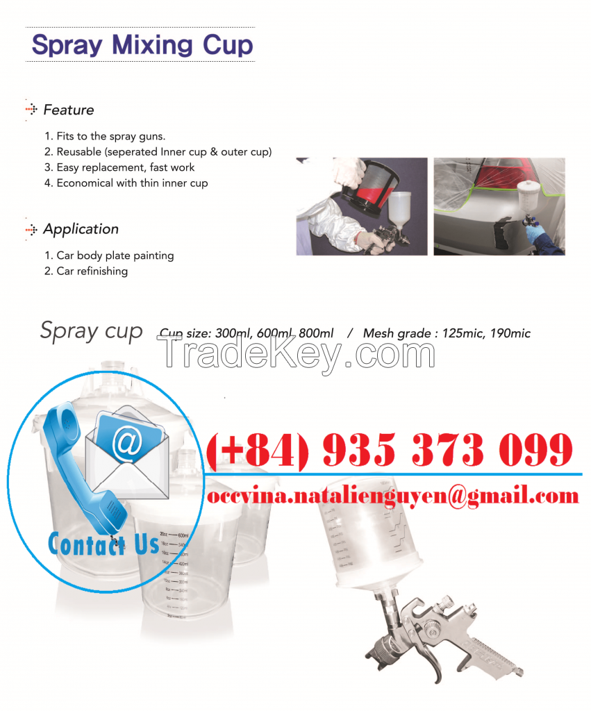 Spray Cup for Painting Industry