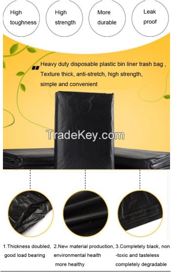 Plastic Trash Bags, Garbage Bags, Rubbish Bag