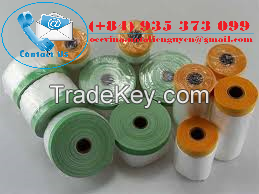 HDPE Masking Film with Premium Cloth Tape