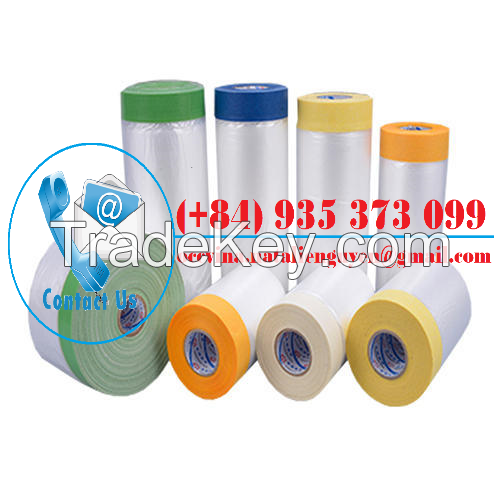 Auto Used Pretaped Masking Film