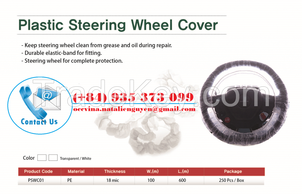 Disposable Plastic Steering Wheel Cover