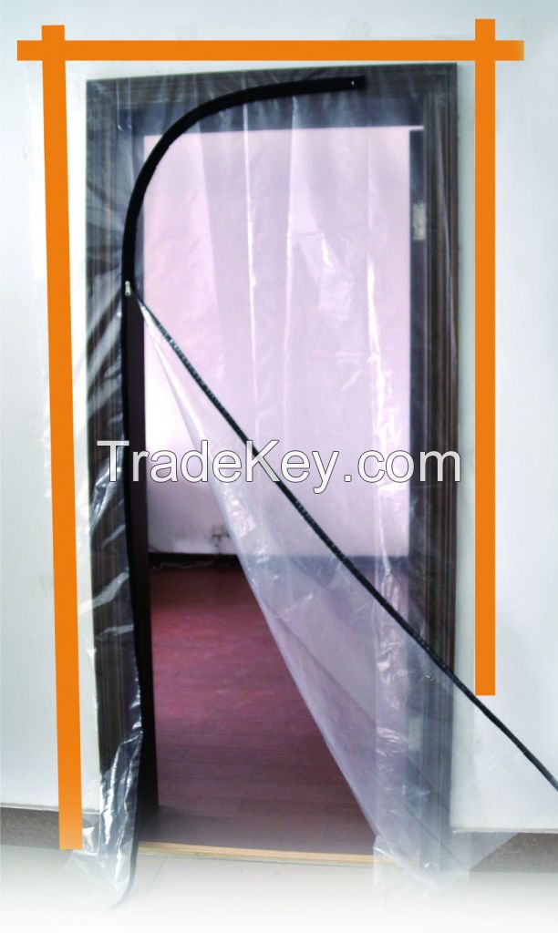 Plastic Protective Zipper Door