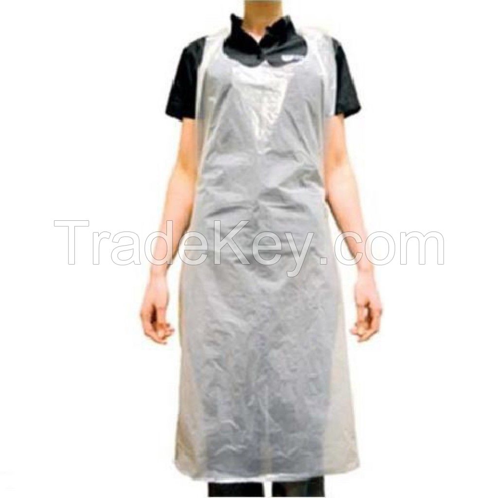 DISPOSABLE PLASTIC GOWN/APRON