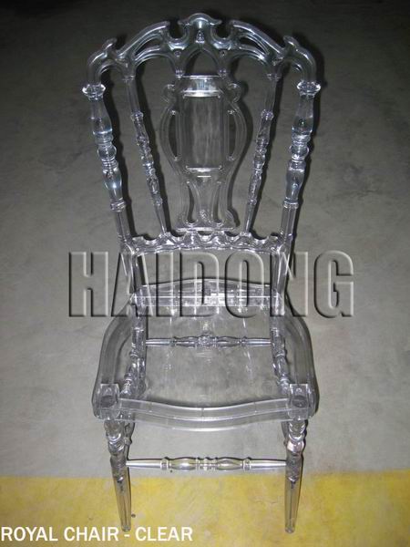 Crystal Resin Royal Chair