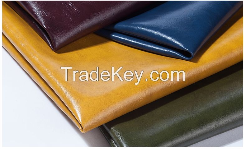 brown leather fabric 100% Polyester Fleece Bonded Tricot Faux Fur Suede Leather Fabric