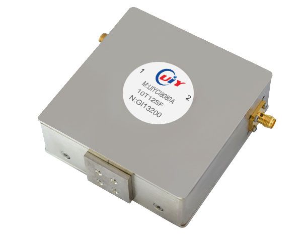 low frequency coaxial isolator from 10 to 55Mhz