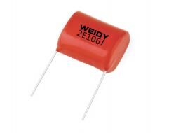 Metallized polyester film capacitor (dipped)