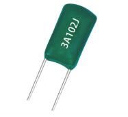 Inductive polyester/polypropylene film/foil capacitor(dipped)