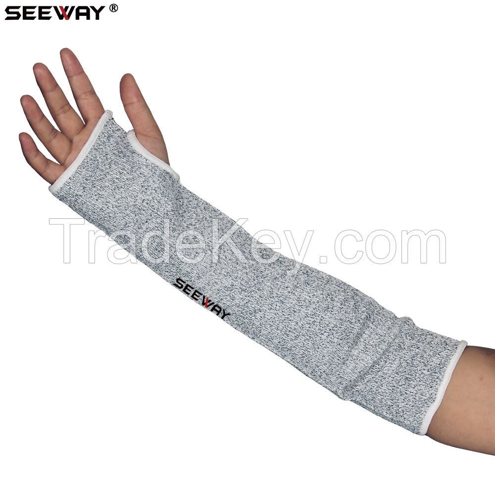 Nylon 13 Gauge Seamless Knitted Anti Cut Arm Sleeve