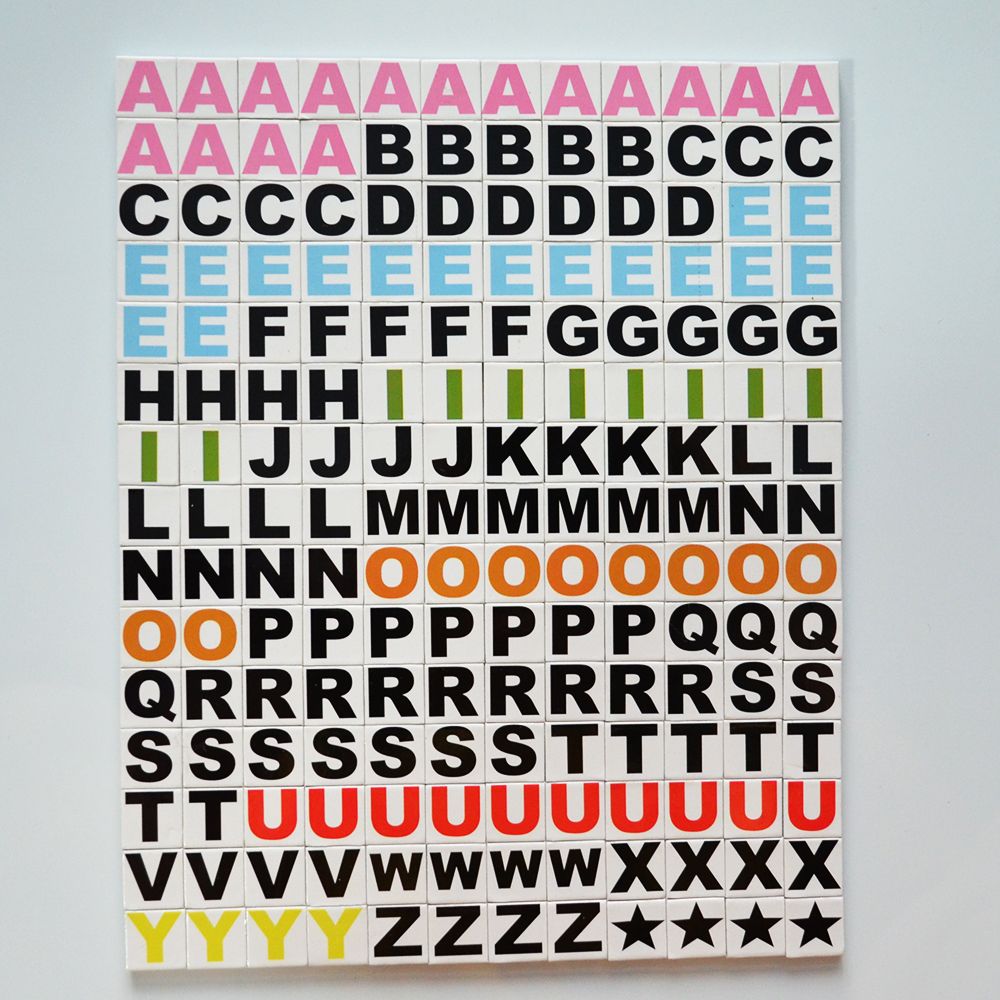 180pcs Magnetic alphabet letters fridge mgnets for decoration/learning 