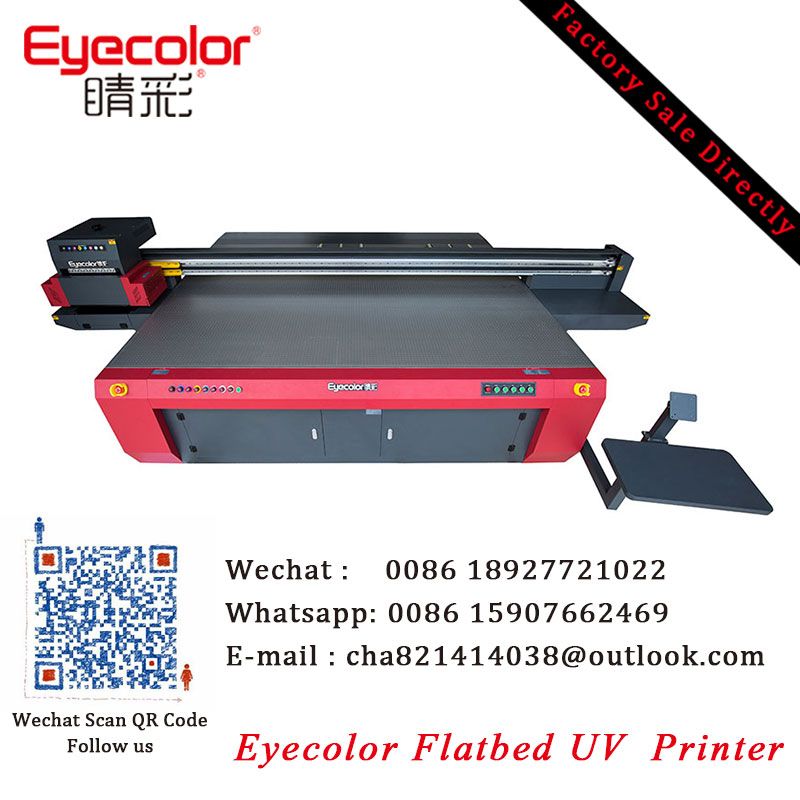 Eyecolor High Quality 3020 Flatbed UV Printers  Ricoh GEN5 Printhead UV LED Flatbed Printer for Glass Phone Case Wood Arcylic Ceramic etc.