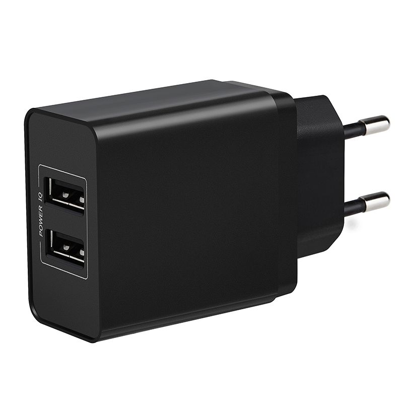 QC3.0 Port and Dual Smart 5V2.4A USB Ports  Wall Charger