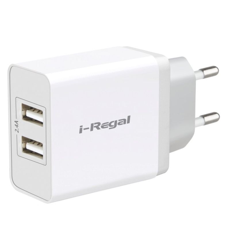 QC3.0 Port and Dual Smart 5V2.4A USB Ports  Wall Charger