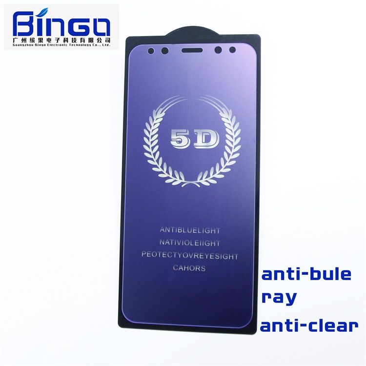 5D Anti bule Ray Anti-clear  Frosted Glass Tempered Glass Screen Protector  Protection for Samsung  J5 J7 A5 A7 S6 S7