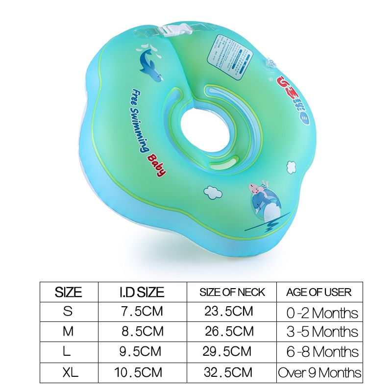 Inflatable Baby Swim Neck Tube Swimming Ring for Baby