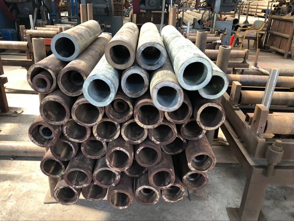 painted beveled fixed length galvanized seamless steel pipe