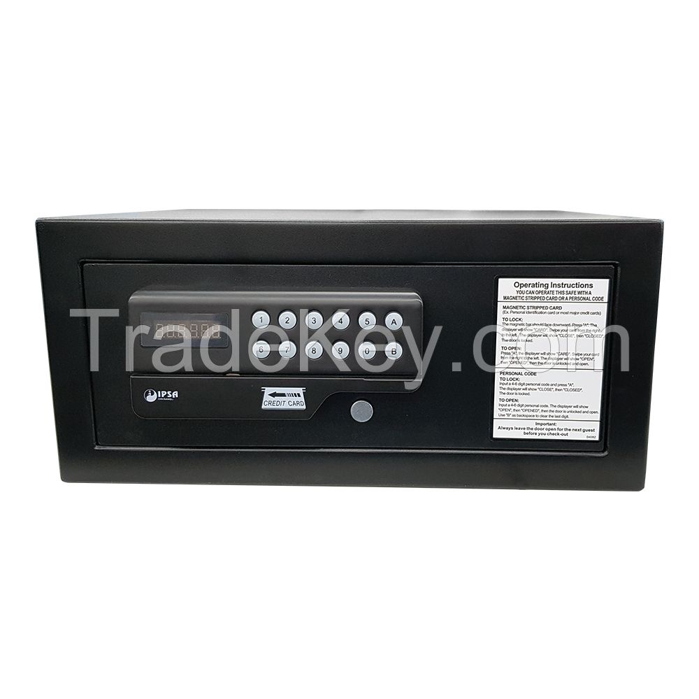 IPSA ES03 Credit Card Operated Electronic Digital Safe with, Motorized Locking, with Overriding Key