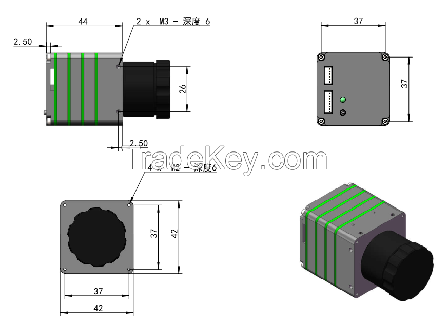 Infrared thermal imaging camera