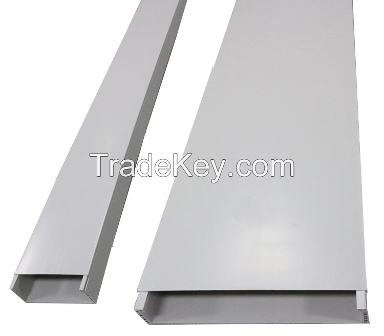 Solid Bottom vertical cable tray large plastic cable trough manufacturer