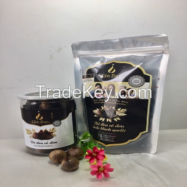 High quality Vietnamese single natural black garlic