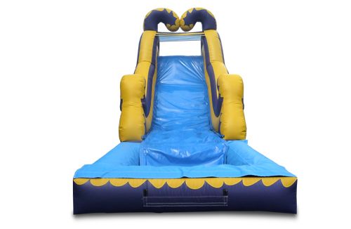 2*5*2.3m Factory price mini commercial grade inflatable water park sli