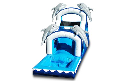 2.5*6*2.8mMini commercial grade inflatable water park slide new design