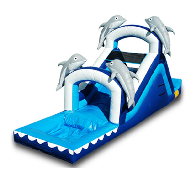 2.5*6*2.8mMini commercial grade inflatable water park slide new design