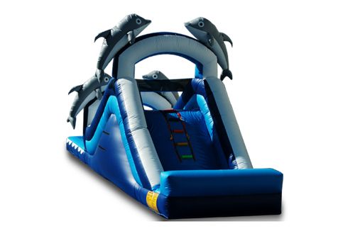 2.5*6*2.8mMini commercial grade inflatable water park slide new design