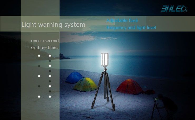 Innoboom Portable LED outdoor light Emergency Camping Light 117*117*222mm