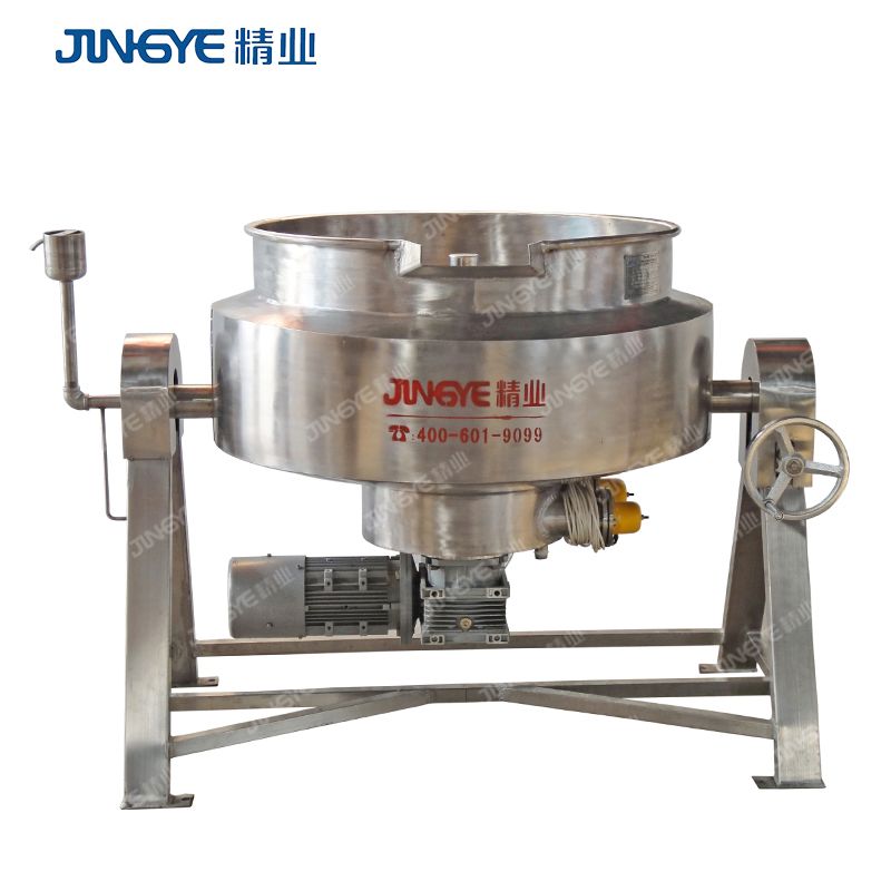 Industrial Jacketed Kettle Cooing Mixer For Food Processing
