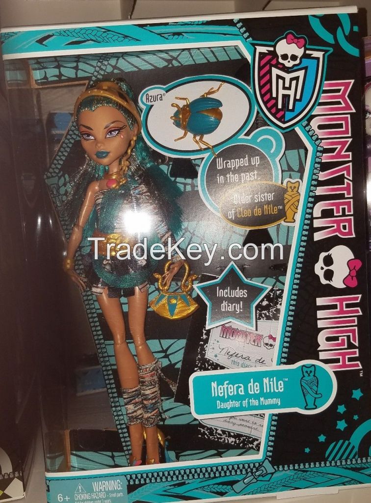 Monster High Nefera de Nile and Pet Original First Wave 1 1st NIB New T16, T09