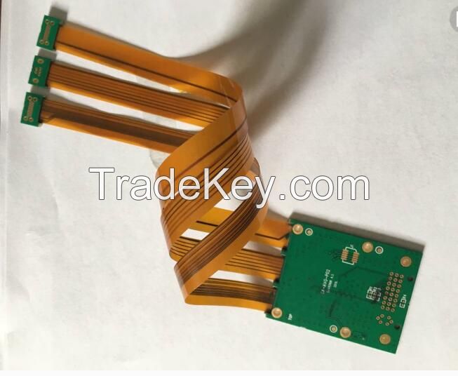 Flexible PCB with FR-4 stiffener