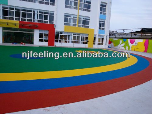 Playground Rubber Mulch For Children Safety 